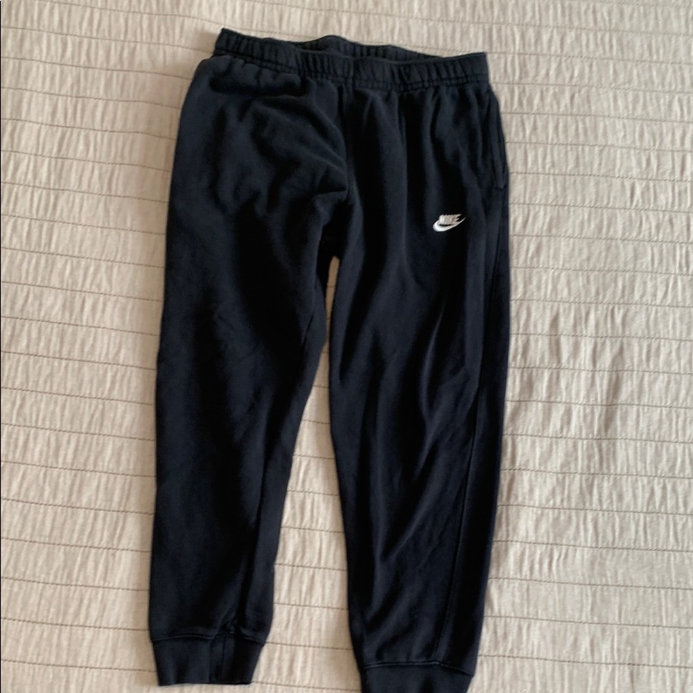 Nike Black Sweatpants with Tapered Ankle